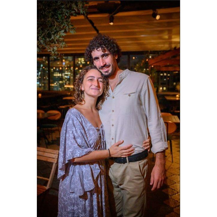 Celebrating Jacky and Adi in Tel Aviv.