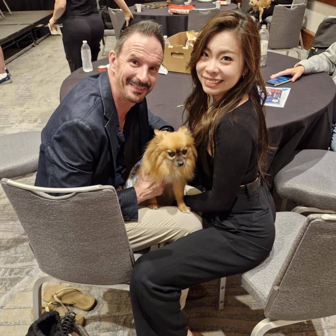 Brought our baby Nala to Gary's dance event