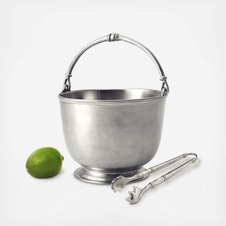 Bar Ice Bucket with Tongs