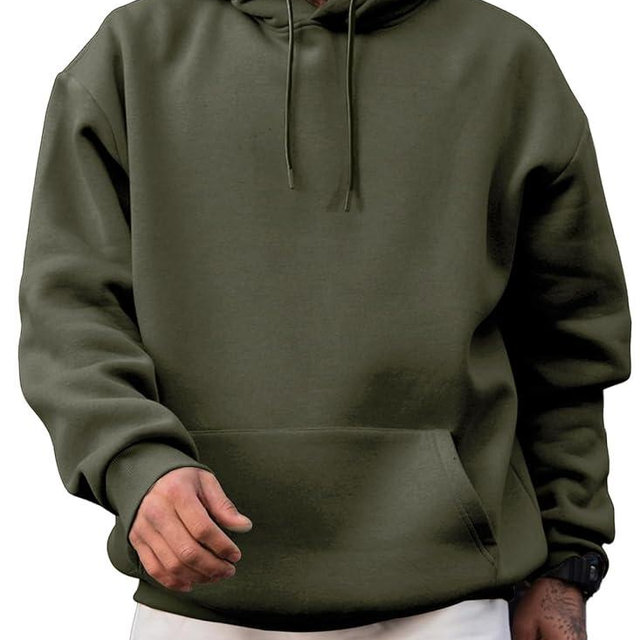 JMIERR Mens Casual Cotton Hooded Collar Drawstring Hoodies Pullover Sweatshirts Casual Long Sleeve Shirts