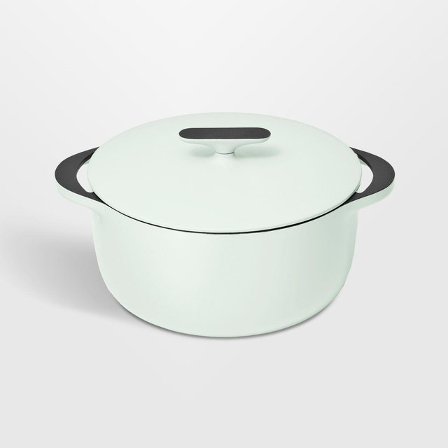 Caraway ® 6.5-Qt. Light Mist Enameled Cast Iron Dutch Oven with Lid