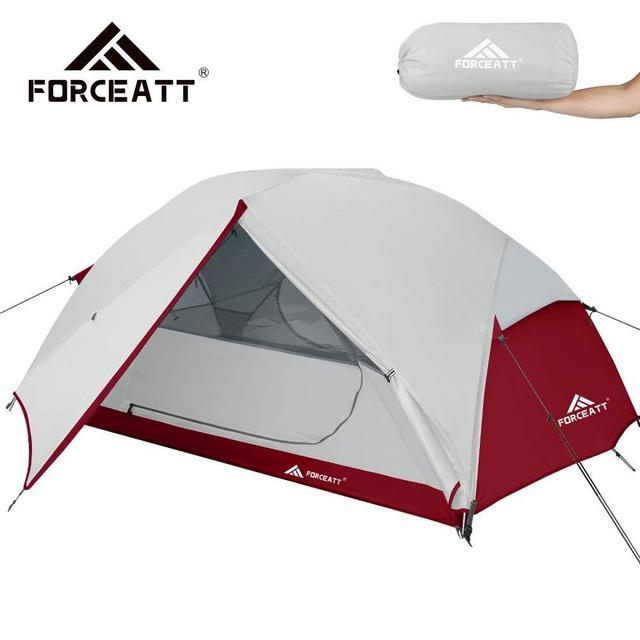 Forceatt Tent 2-3 Person Camping Tent, Waterproof and Windproof 3-4 Seasons Ultralight Backpack Tent, can be Installed Immediately, Suitable for Hiking, Camping, Outdoor
