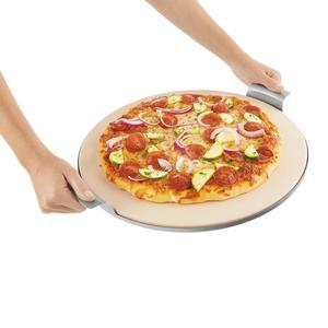 Pizzacraft™ 15-Inch Round Pizza Stone with Solid Stainless Steel Tray