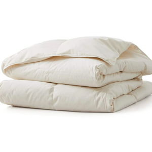 Lightweight Organic Cotton Down & Feather Comforter - Queen