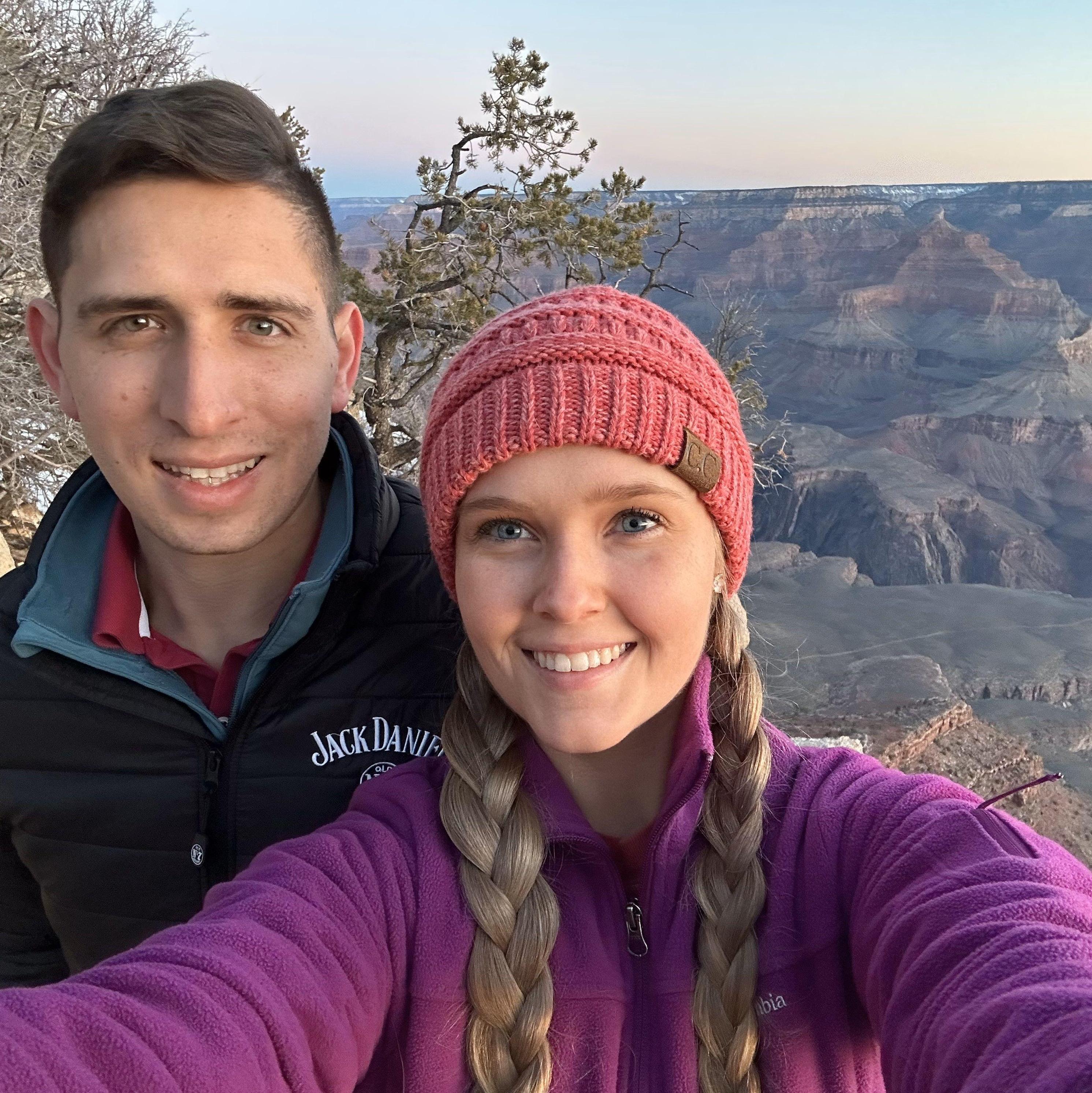 Spring, 2023 - On Bryan's 25th birthday, we went to the Grand Canyon, AZ
