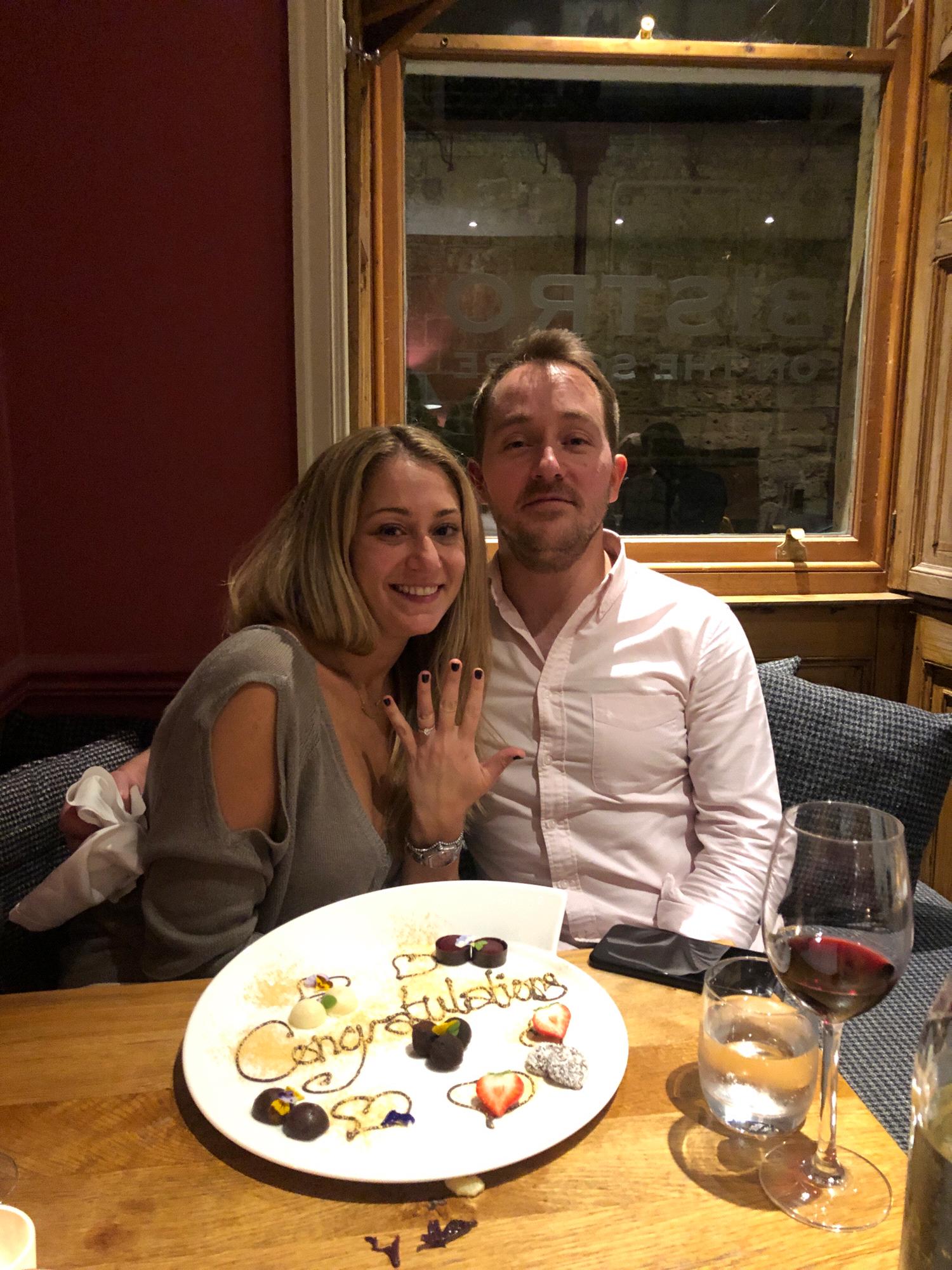 Our engagement night!