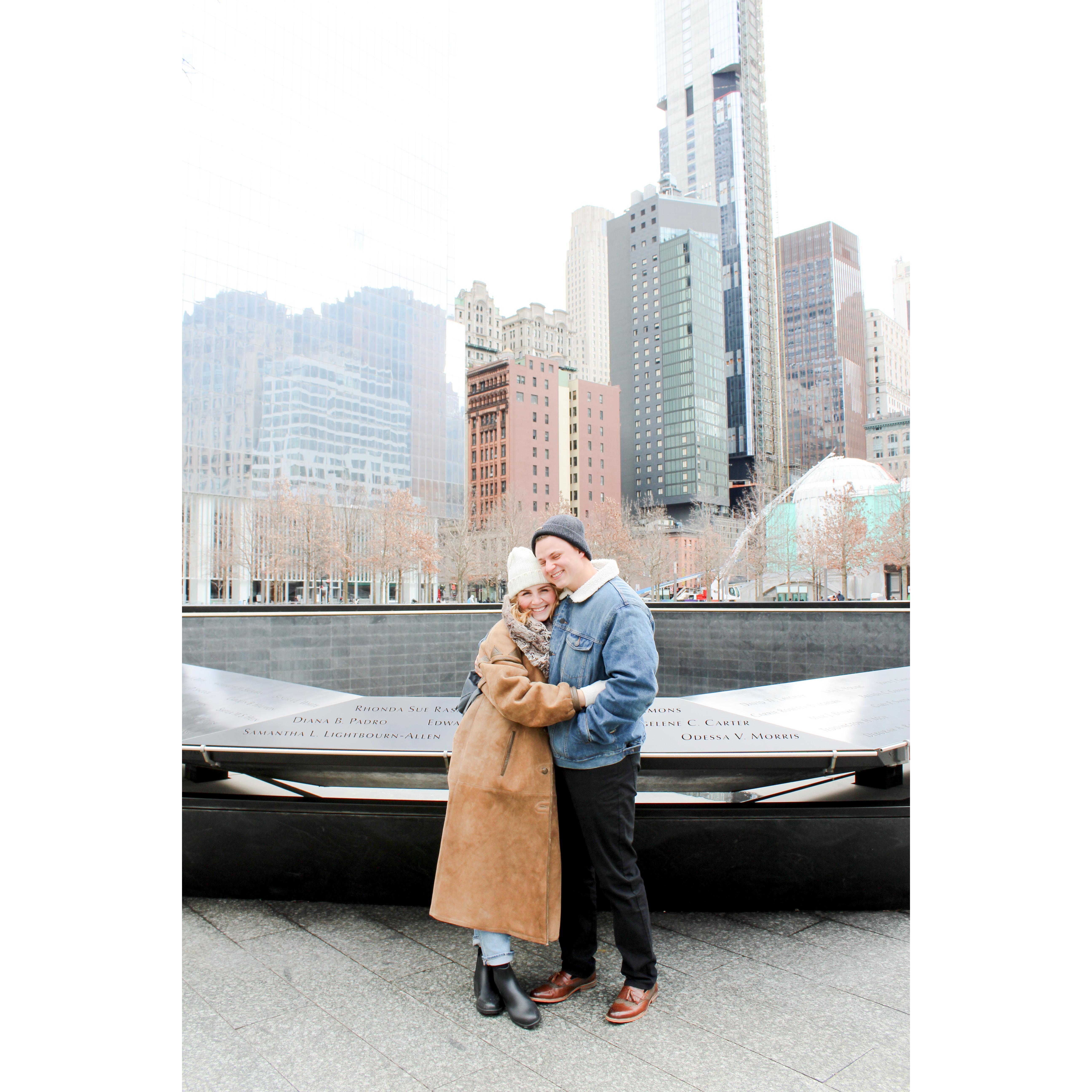 We flew out to visit Michaela's family again in March (so Noah could talk to Michaela's dad ;) ), and while we were there we went up to New York City for a day!