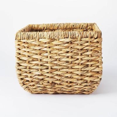 13" x 11" Chunky Cube Woven Basket Natural - Threshold™ designed with Studio McGee