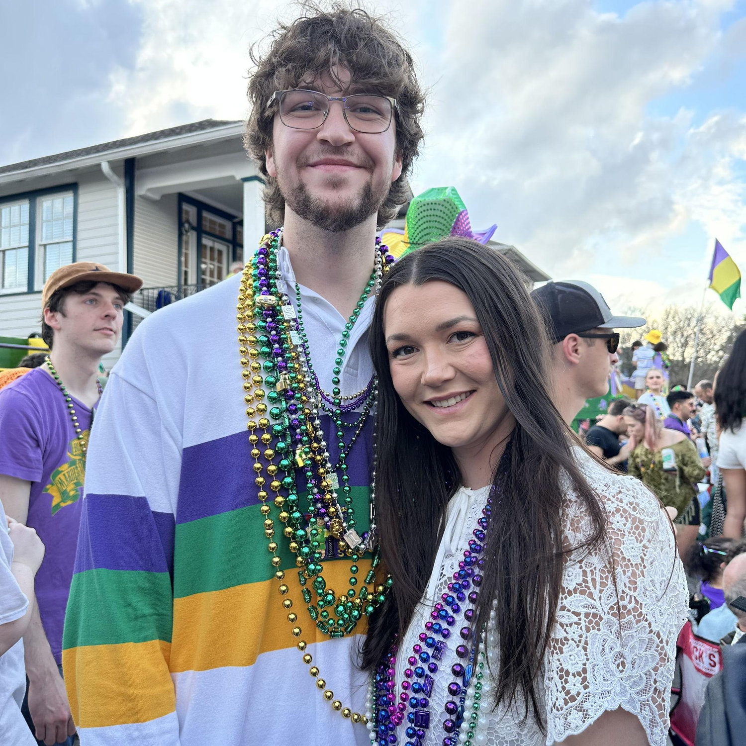 Kristen's first Mardi Gras
