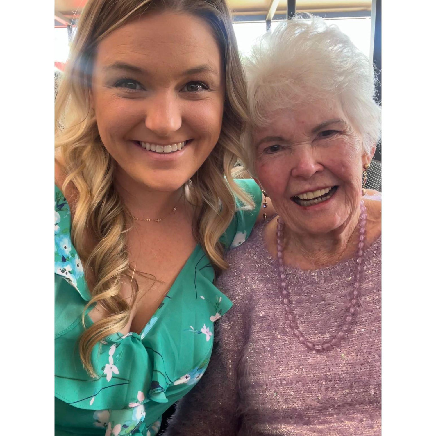 Brittany and her Grandma Easter 2022