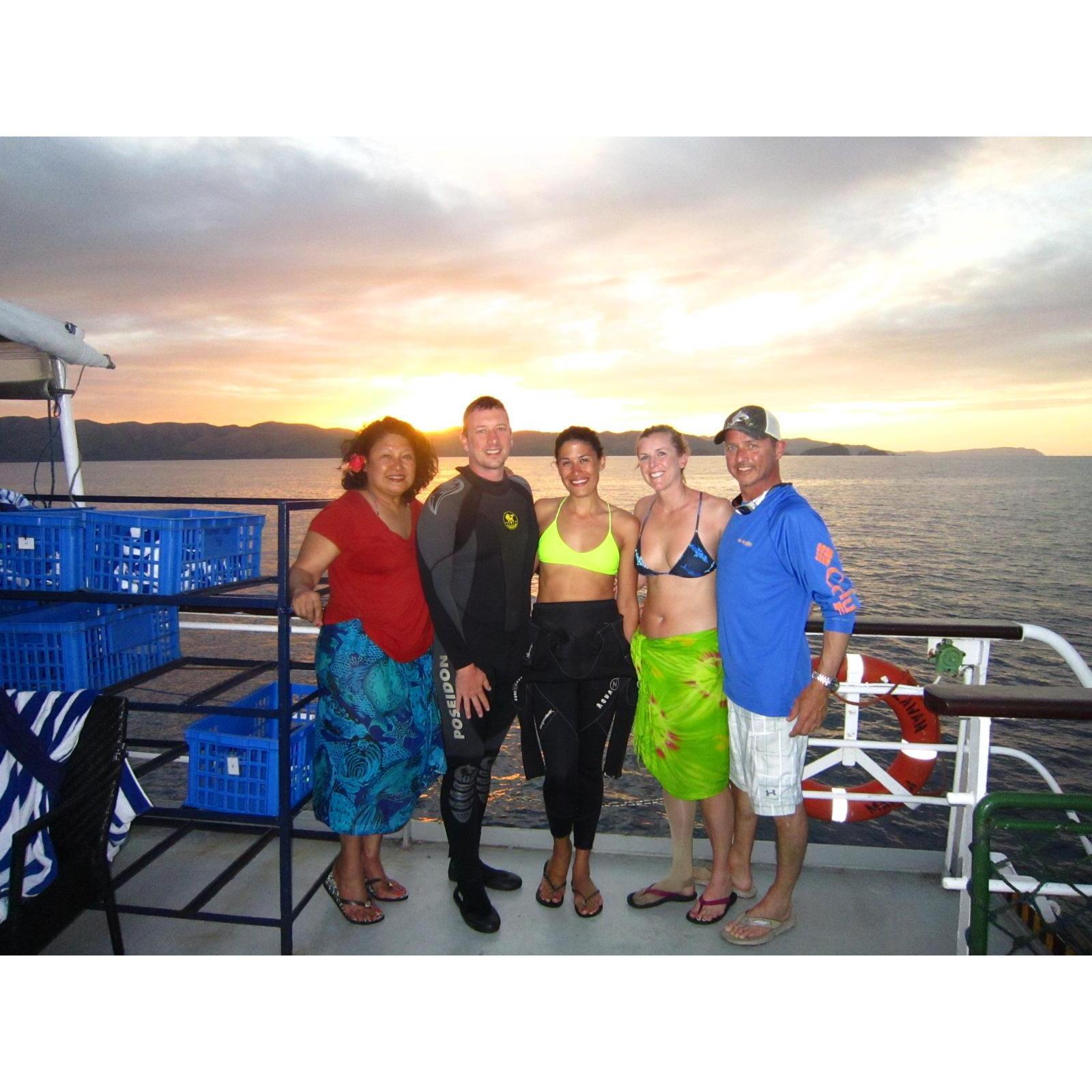 Sam, Dave, Bella, Edward and Chiqui went to the Philippines and experienced some of the best diving in the world together.