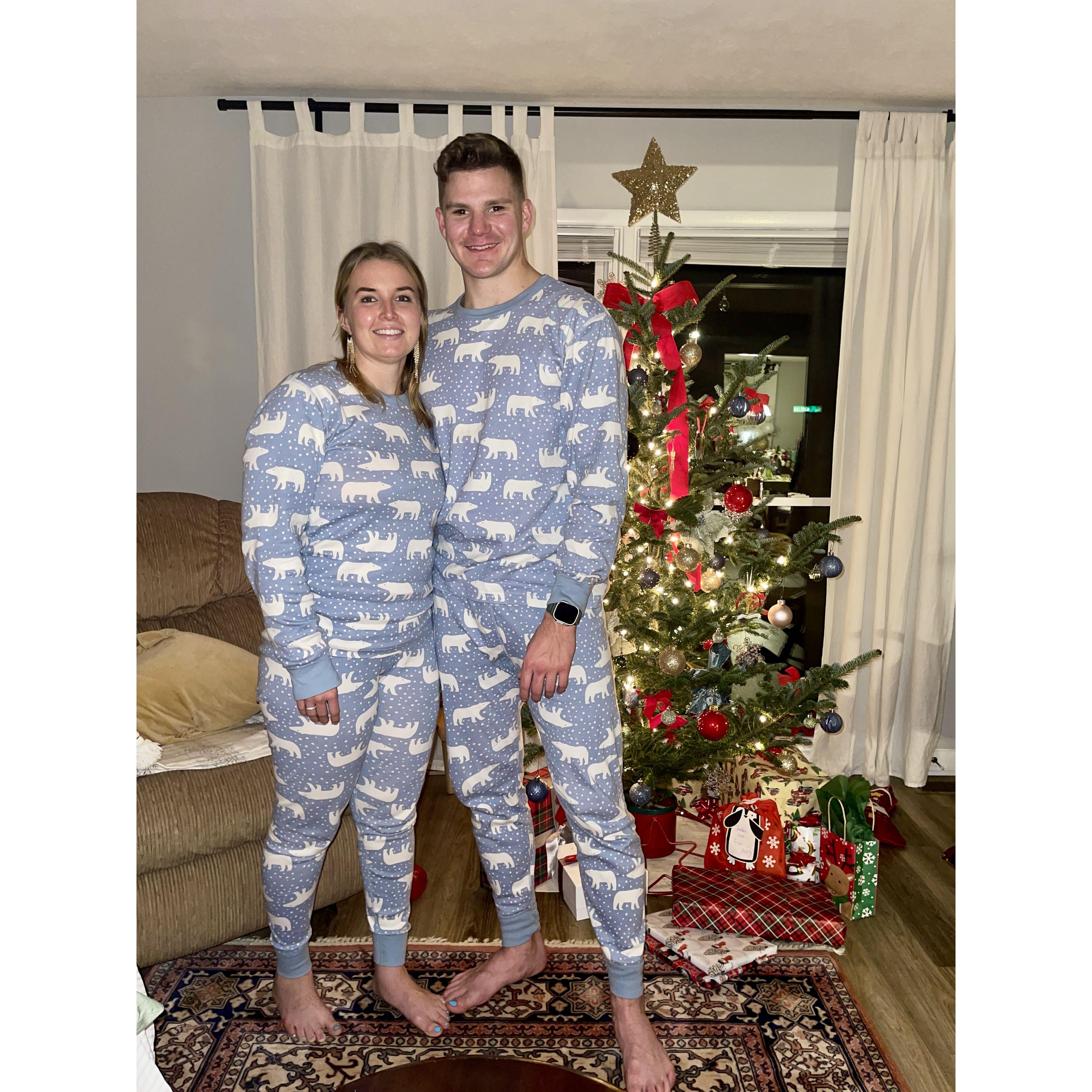 December 2023: First Finnish Christmas together.