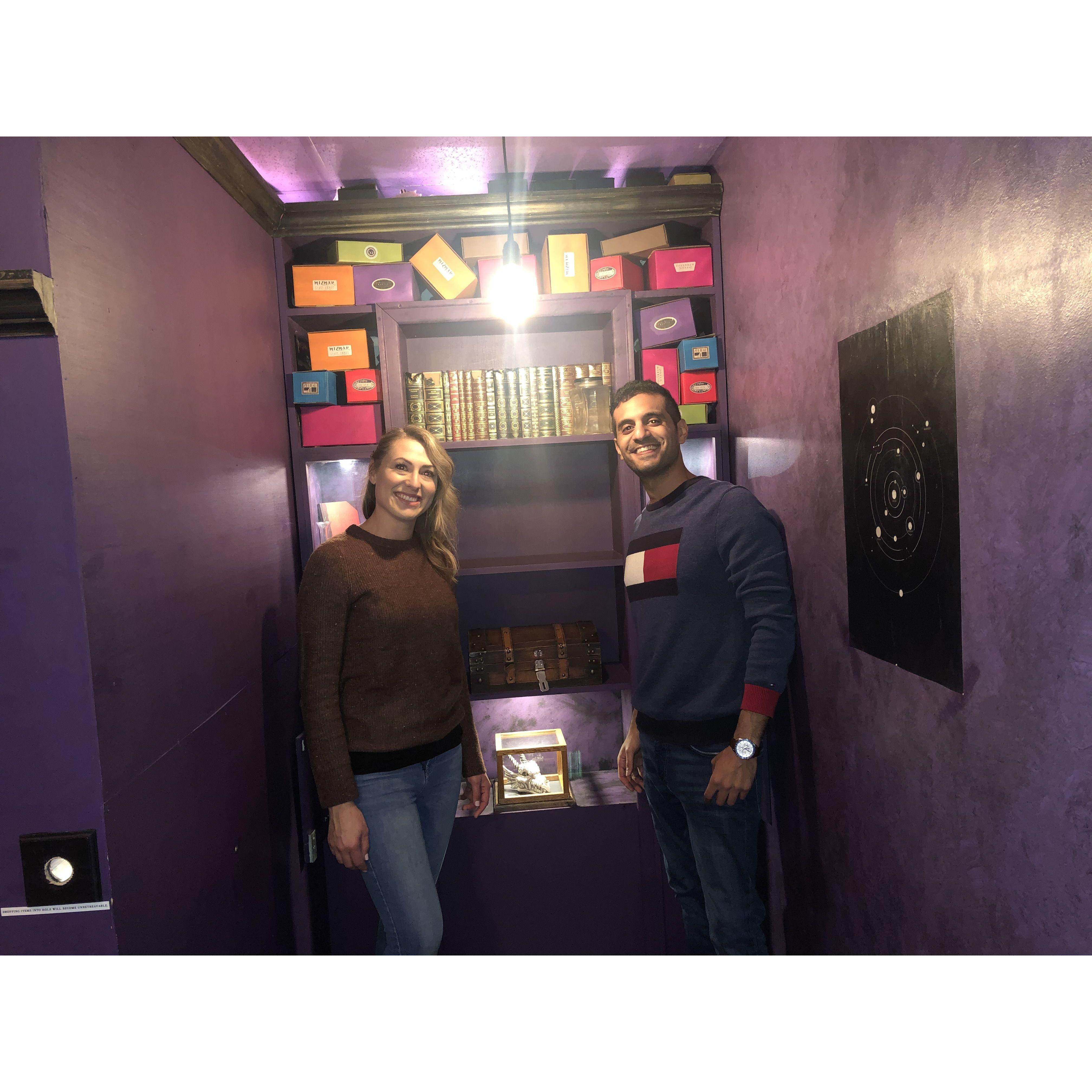 Escaping rooms left and right