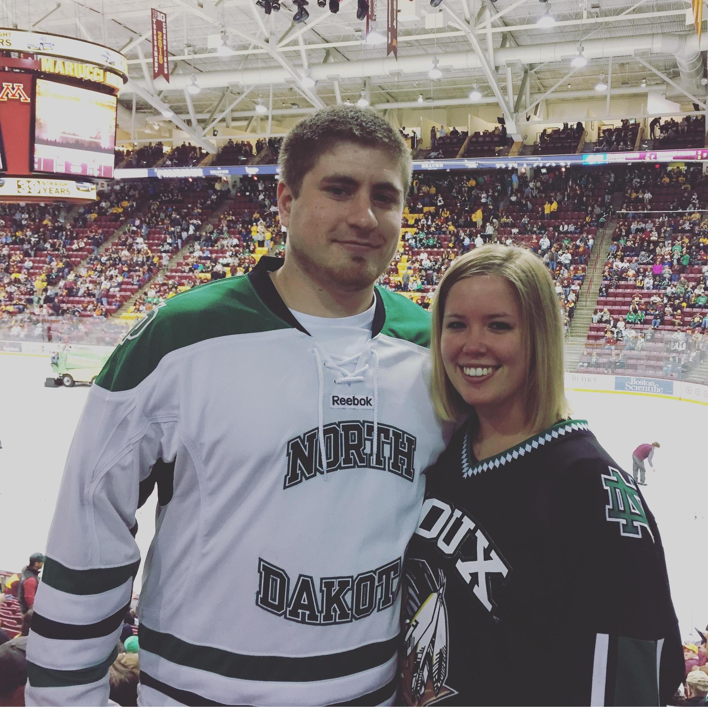 UND Hockey game. Nov. 2016