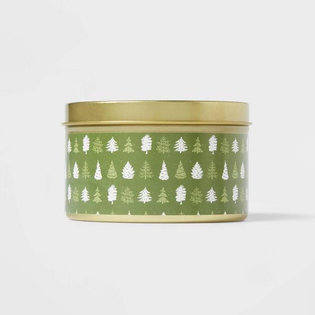 5oz Tin Candle Holiday Balsam Green - Threshold™
