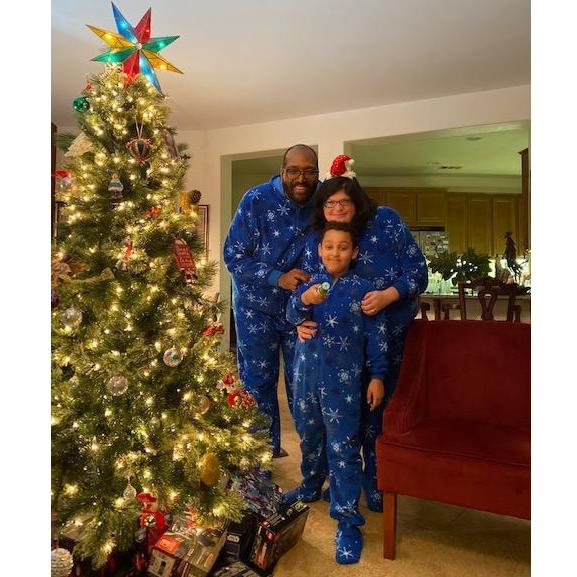 Family Christmas in Jammies 2019
