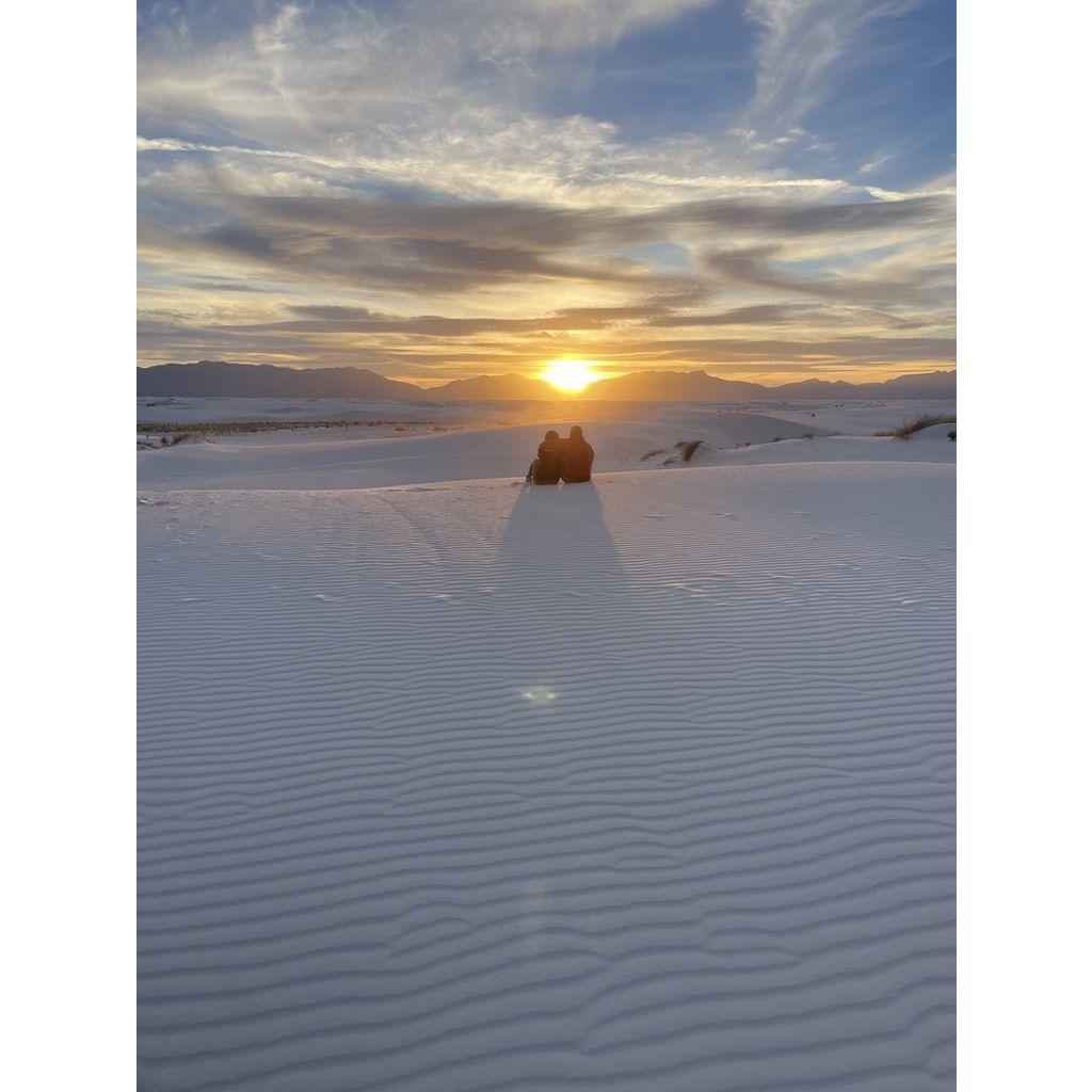 Sunset at White Sand National Park, NM