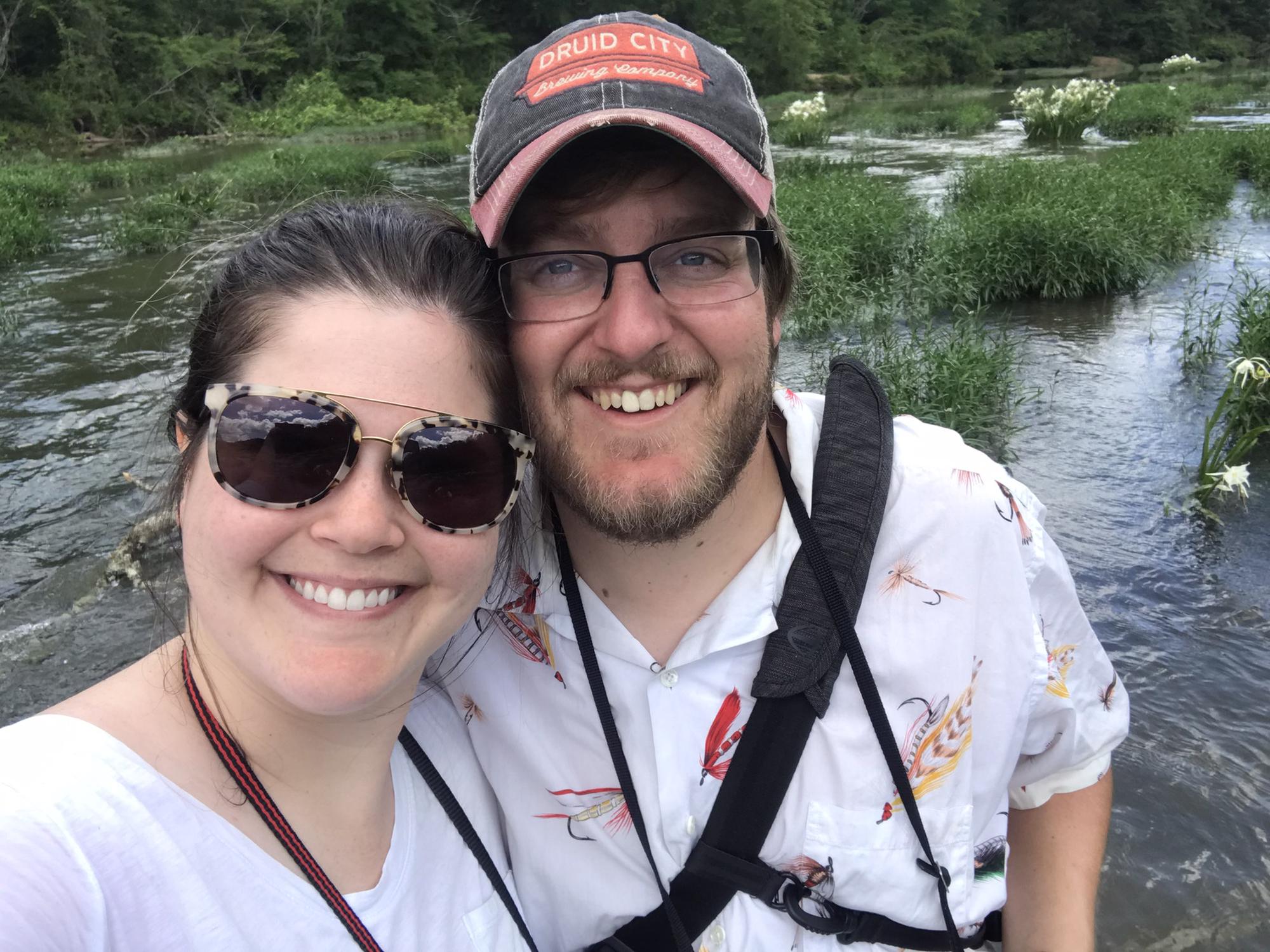 Visiting the Cahaba River for the annual blooming of the Cahaba lilies in 2020. These amazing flowers only bloom in fast-moving, cool shoals.