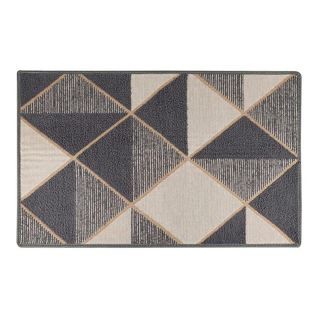 Indoor Doormat Front Back Door Rug, 19.6"x31.5" Absorbent Non Slip Soft Floor Inside Mat for Entrance, Patio, Dark Blue