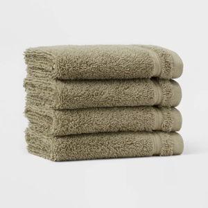 4pk Total Fresh Antimicrobial Washcloth Set - Threshold™