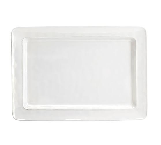 Cambria Rectangular Serving Platter - Stone