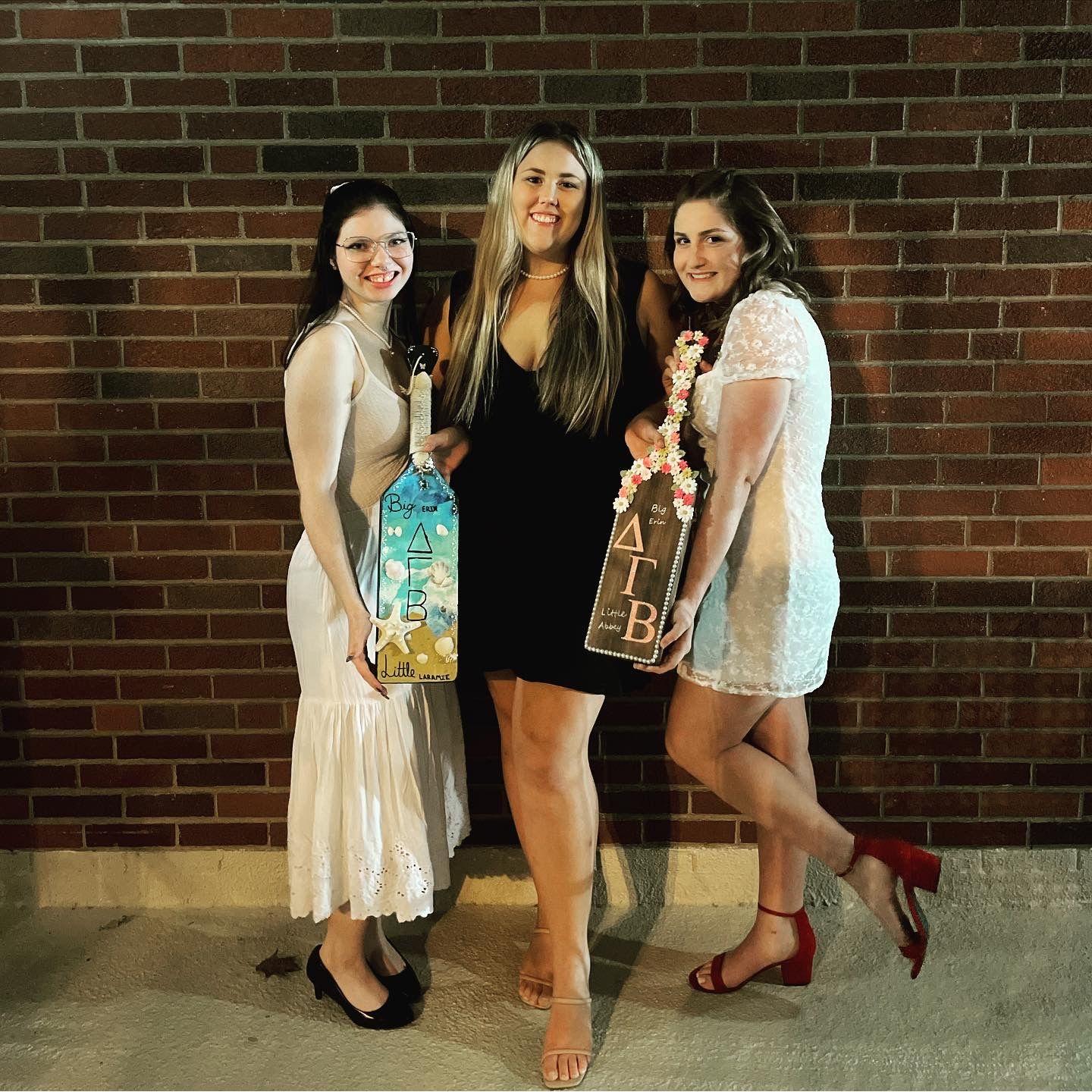 Laramie with her sorority family