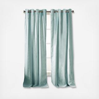 Chrysanthemum Floral Curtain Panel