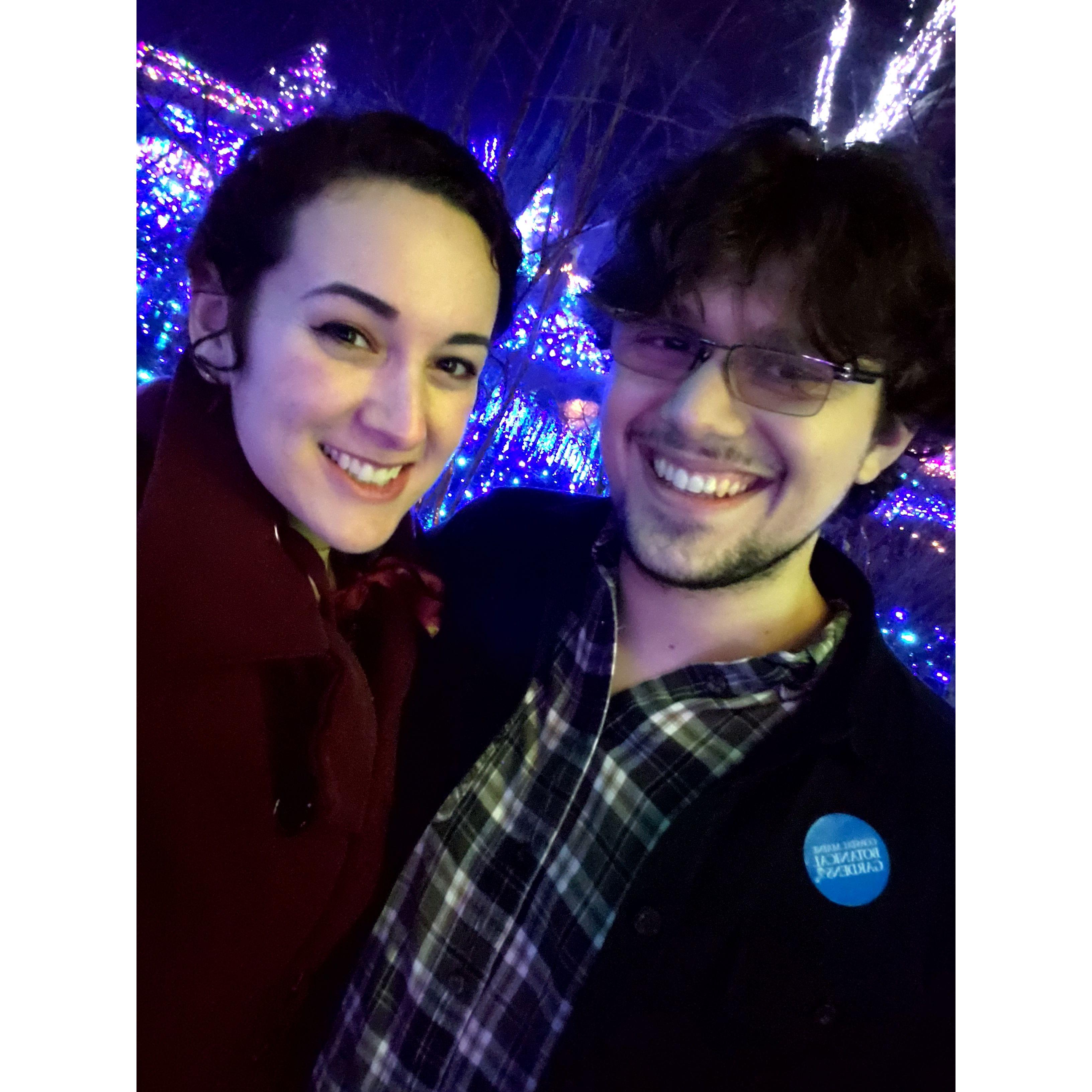 She was trying really, really hard not to say the L word. They both said their "I love you" soon after this photo was taken.