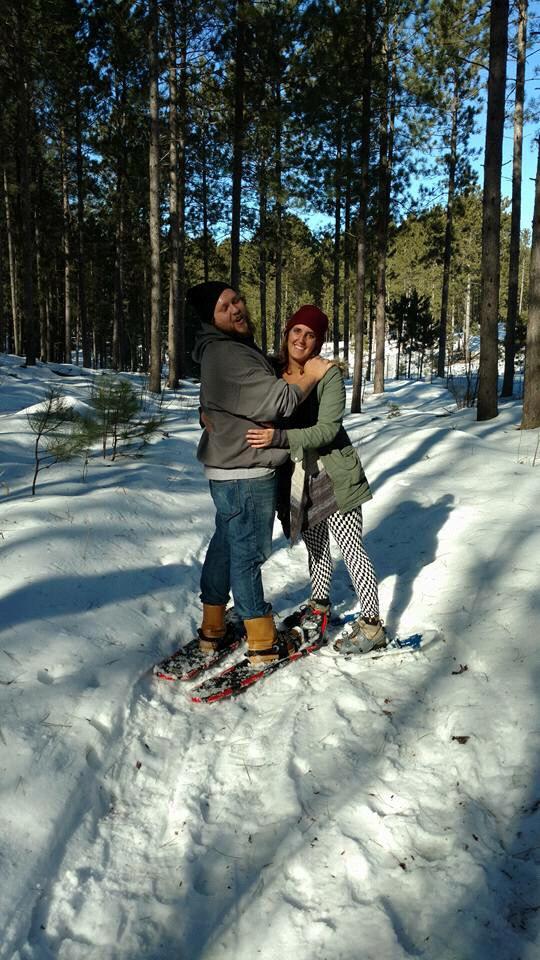 Snowshoeing in Michigan ❄️