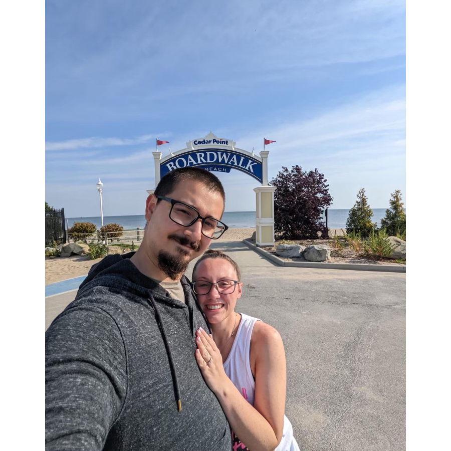 Cedar Point Boardwalk, next to lake Erie. 2022