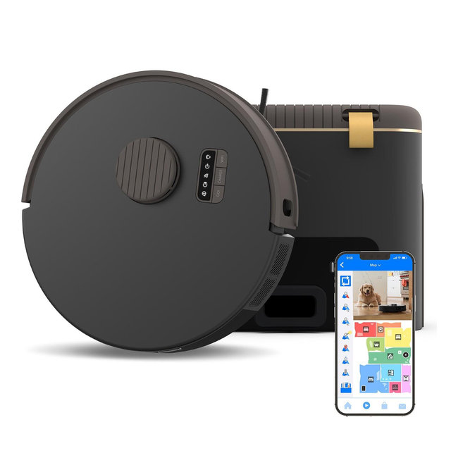 Bio Auto-empty Robotic Vacuum Cleaner and Mop Rock