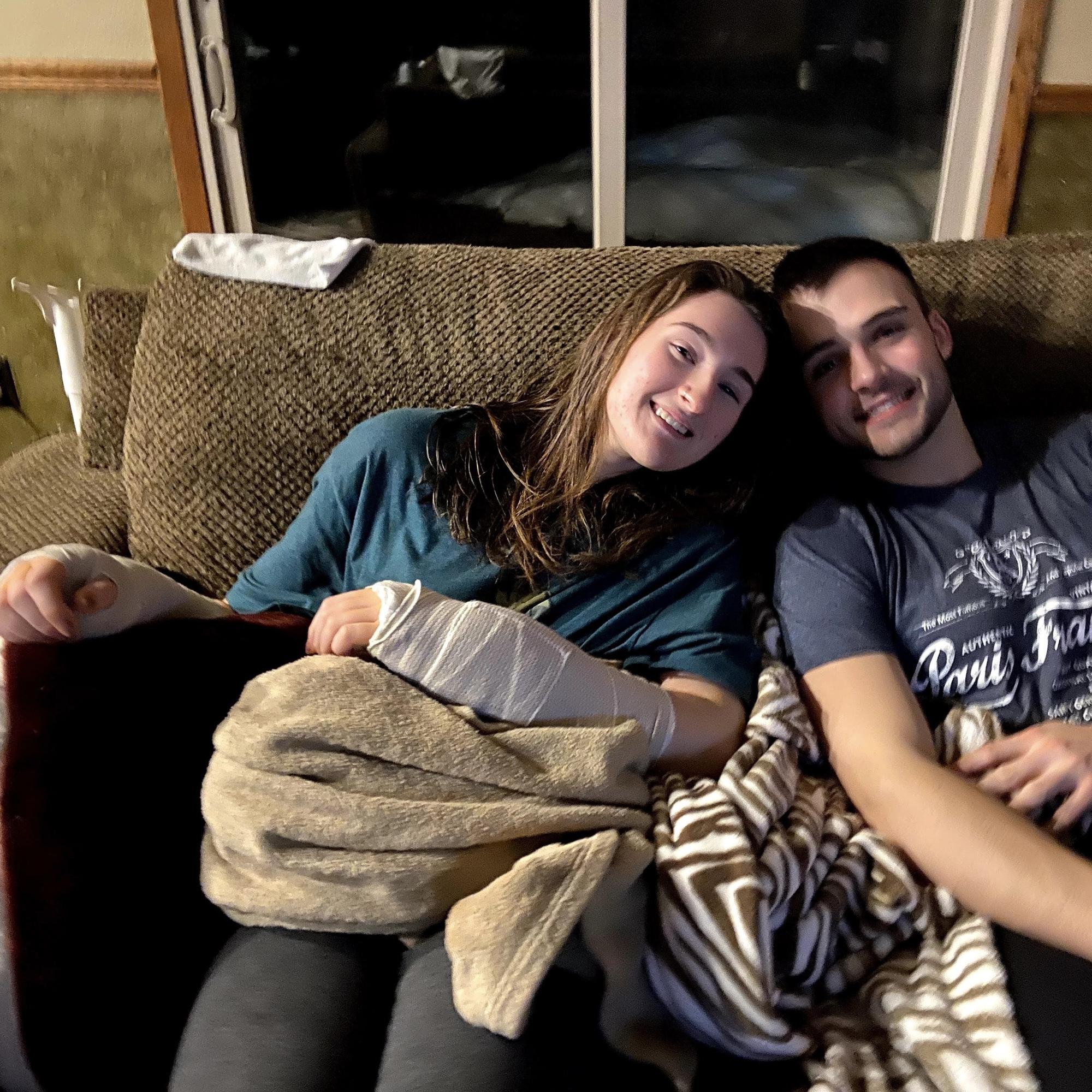 February 24, 2020 - After double wrist surgery