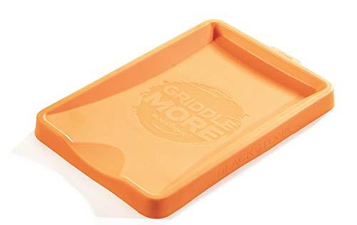 Blackstone 5097 Silicone Laddle, Serving Spoon Spatula Mat, Orange