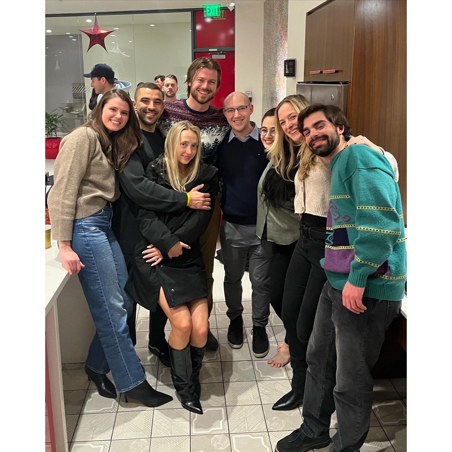 Our Somerville Roommates - from left to right: Nat, Jon, Mollie, Colby, Cleve, Sara Ann, Linda, Ben