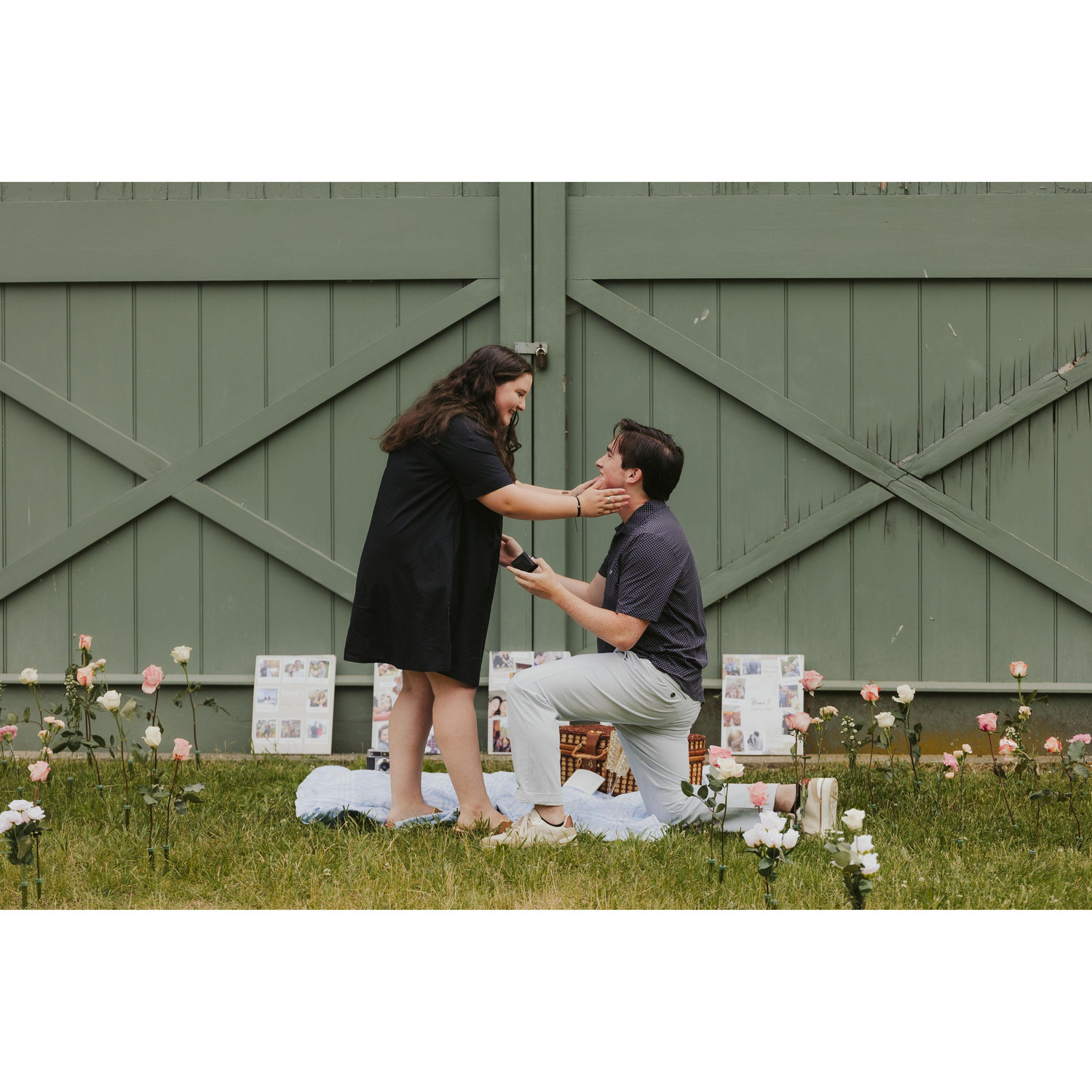 The moment she said "YES"!