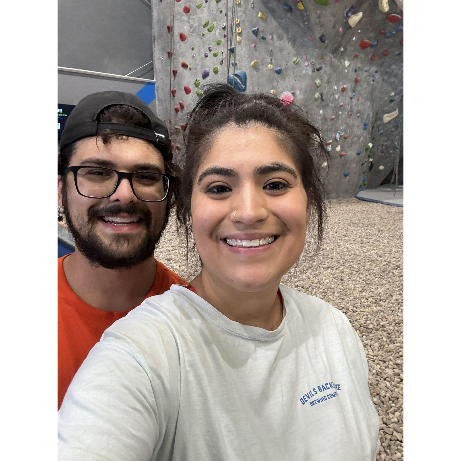 Changing things up with a rock climbing date!