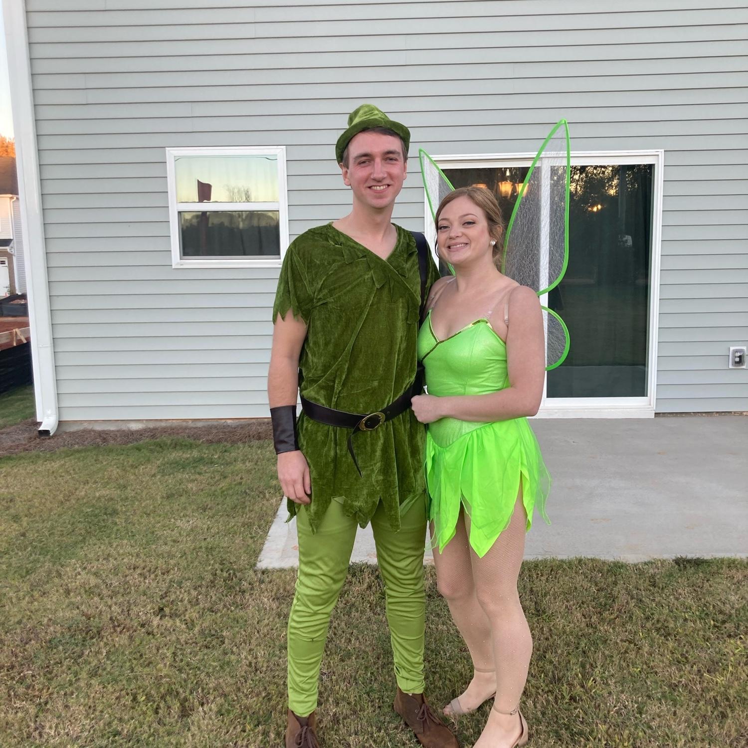Peter Pan and Tinkerbell - Halloween 2021