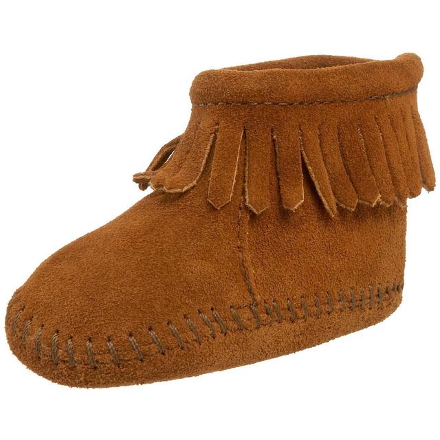Minnetonka Velcro Back Flap Bootie (Infant)