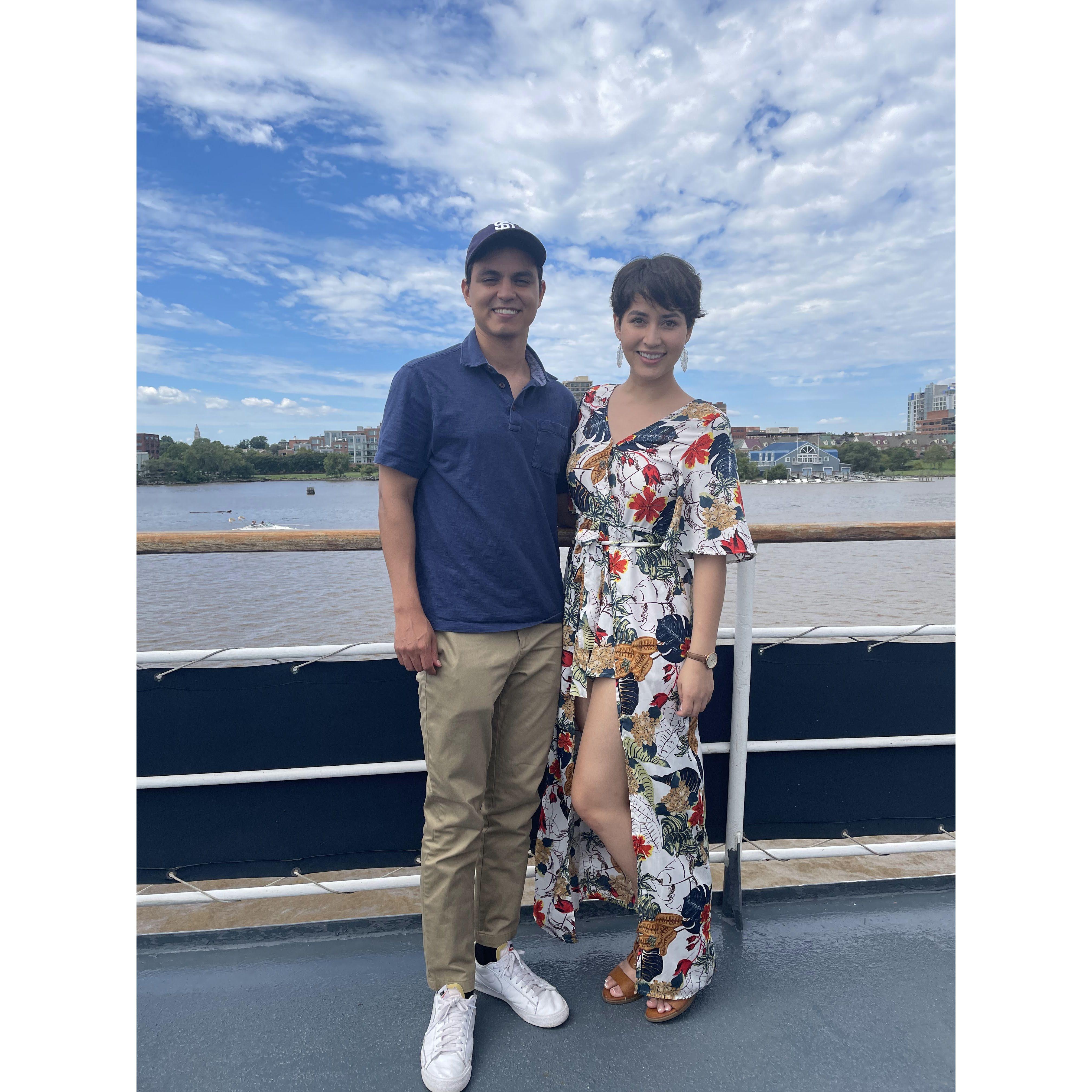 Ferry down the Potomac in Washington, DC