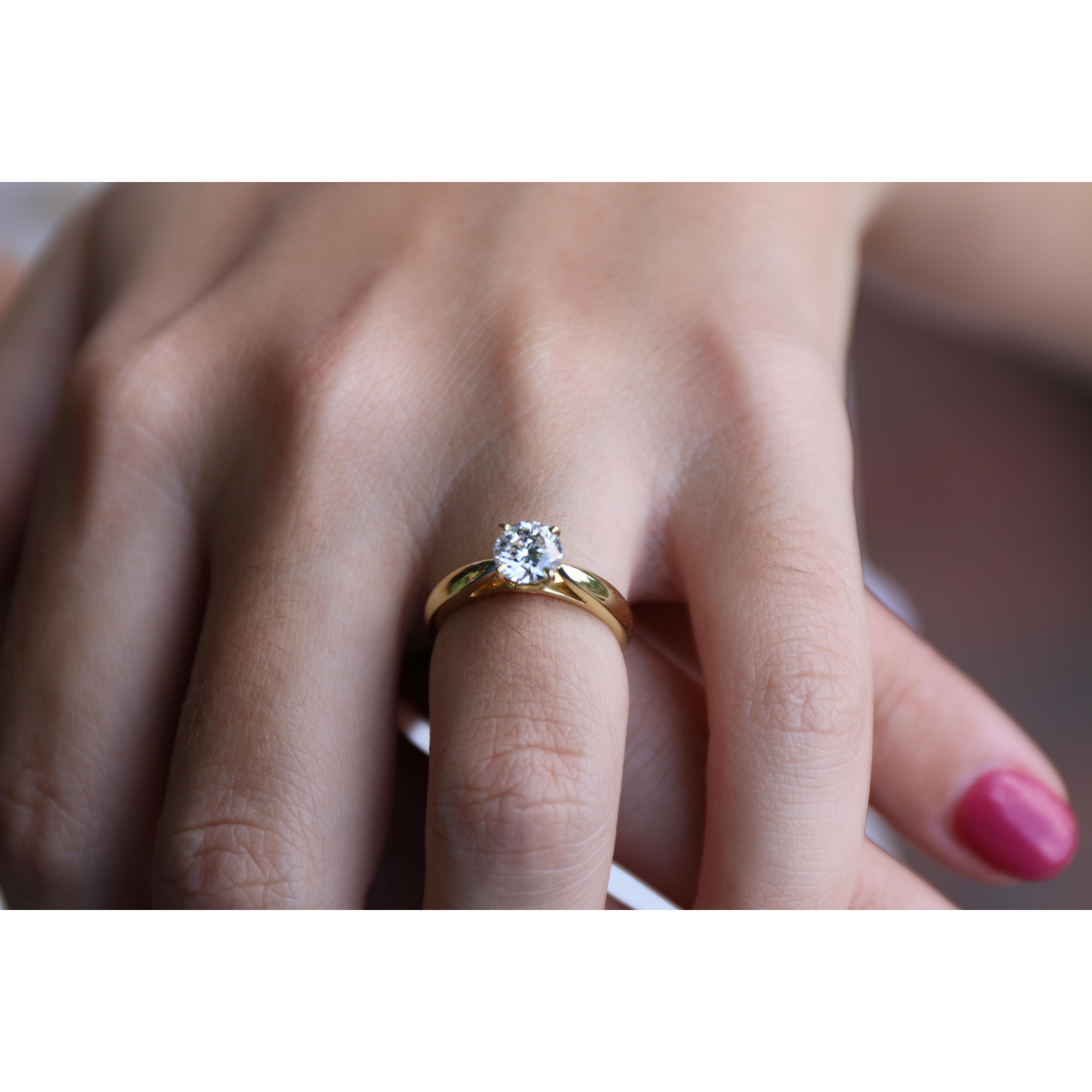 September 2018 - the day we got engaged my dad took this photo of my gorgeous engagement ring