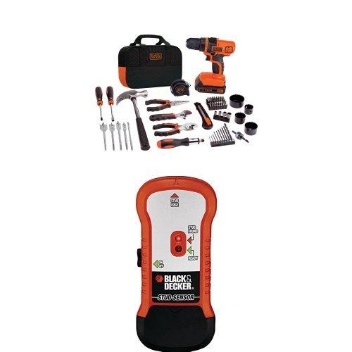 BLACK+DECKER LDX120PK 20-Volt MAX Lithium-Ion Drill and Project Kit w/ Wood Stud Finder