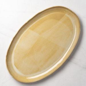 Flat Oval Platter - BUTTER