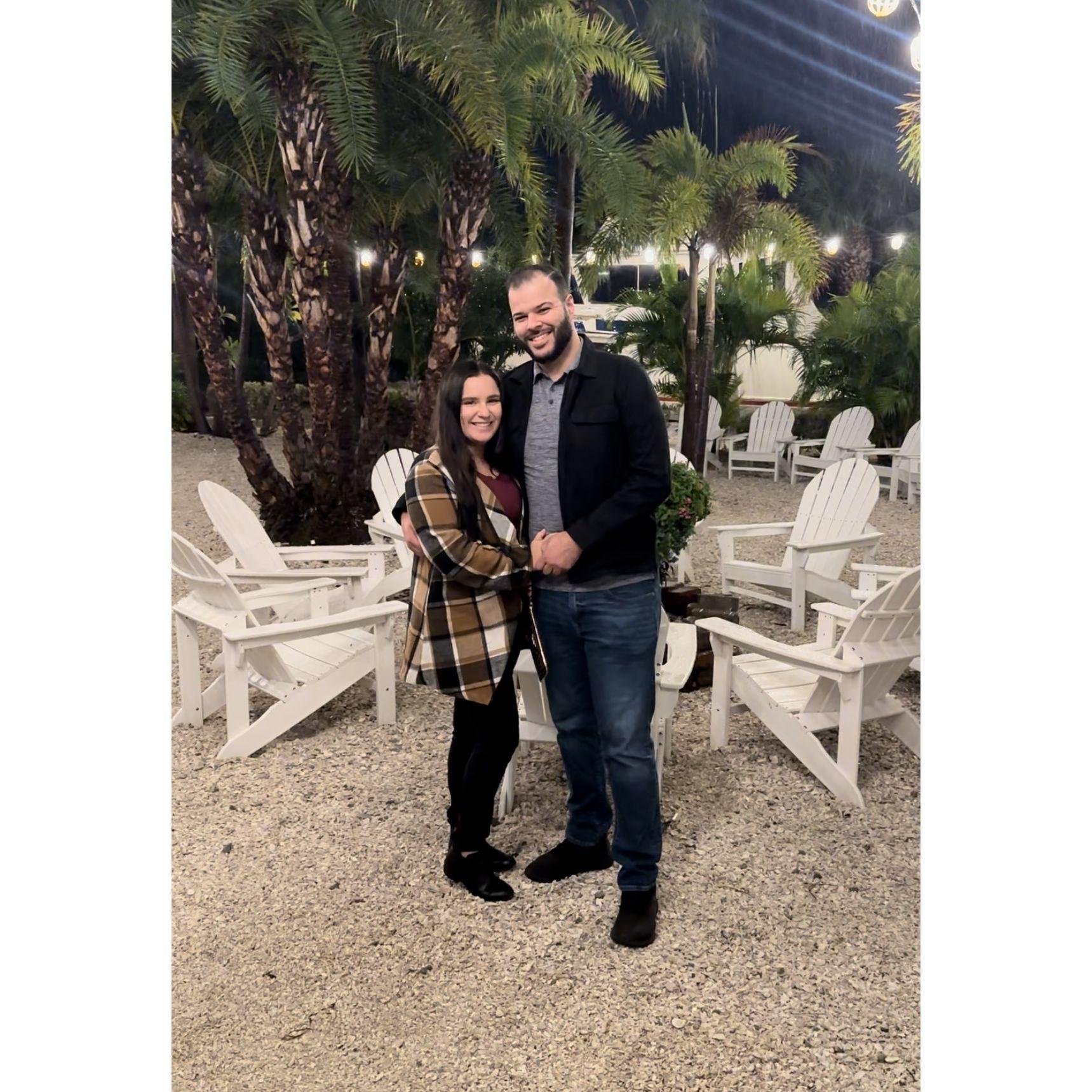 The night we got engaged