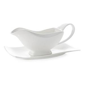 Maxwell & Williams™ White Basics Motion Gravy Boat and Saucer