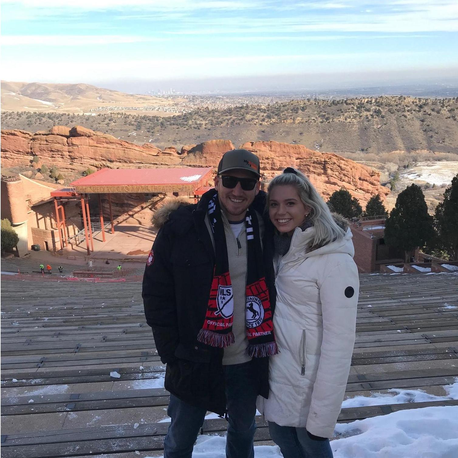 Visiting Red Rocks in CO!