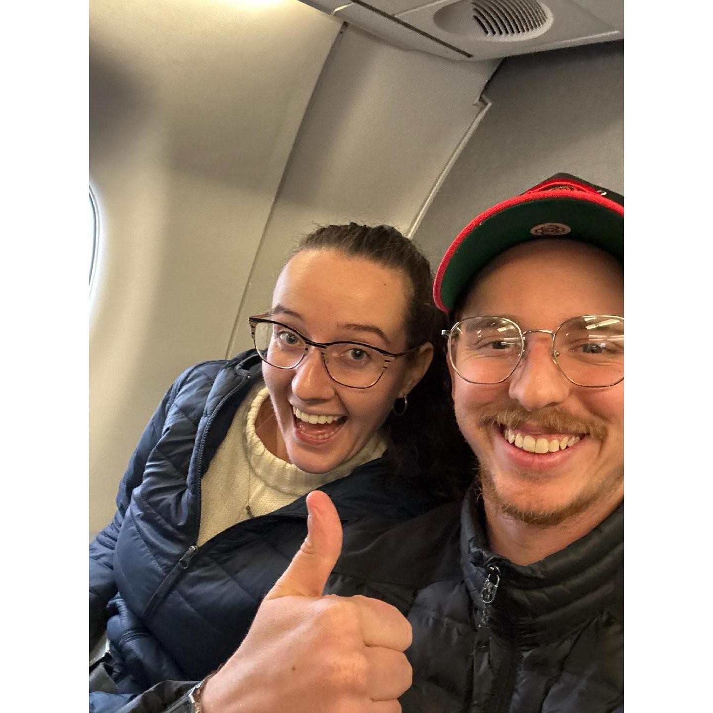 Christmas 2024: Finally traveling TOGETHER instead of TO each other :)