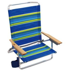 Rio Brands Classic 5-Position Aluminum Beach Chair