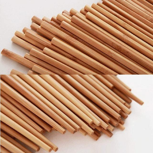 Bamboo Chopsticks Reusable Dishwasher Safe Chinese Long Chopstick 10 Pairs Wooden Asian Korean Japanese Chopsticks, Natural and Healthy for Restaurants, Gourmets, Noodles