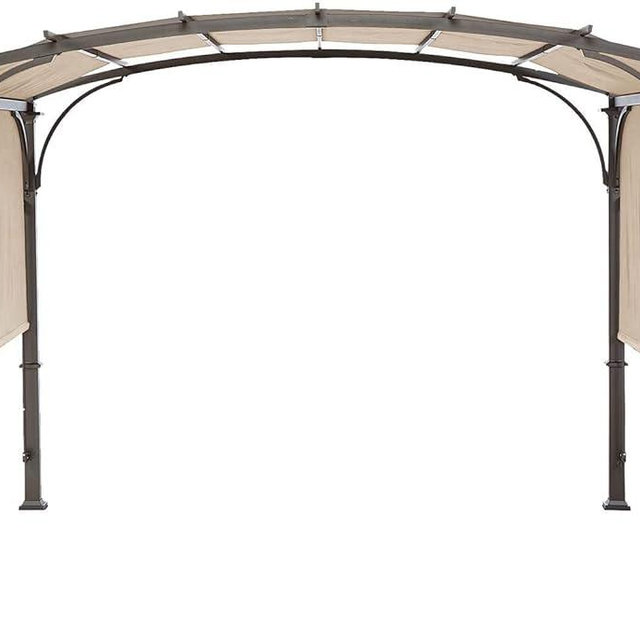 Universal Doubleton Steel Pergola Replacement Cover for Pergola Structures L-PG080PST, 85''x 208'' (Beige)