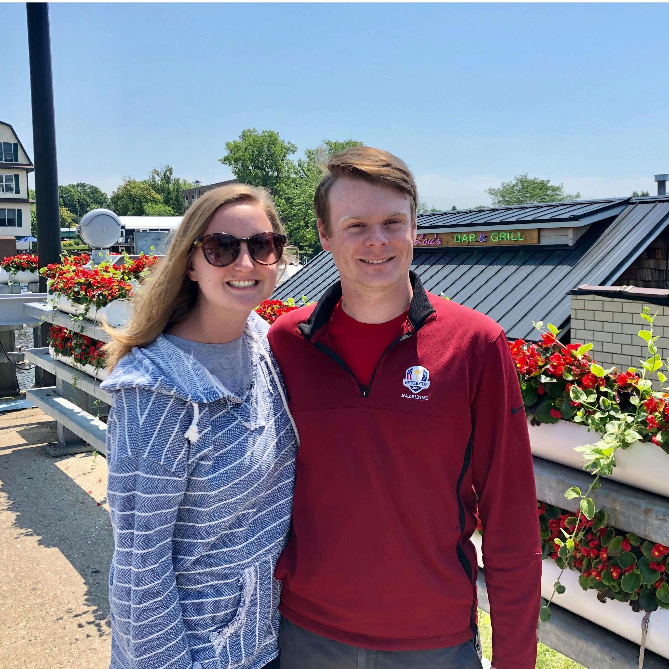 Enjoying beautiful downtown South Haven MI